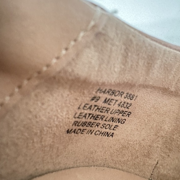 ABEO Harbor Slip On Loafer Women's Sz 9 Meta Tan Suede Leather BioSystem Comfort - Picture 12 of 12